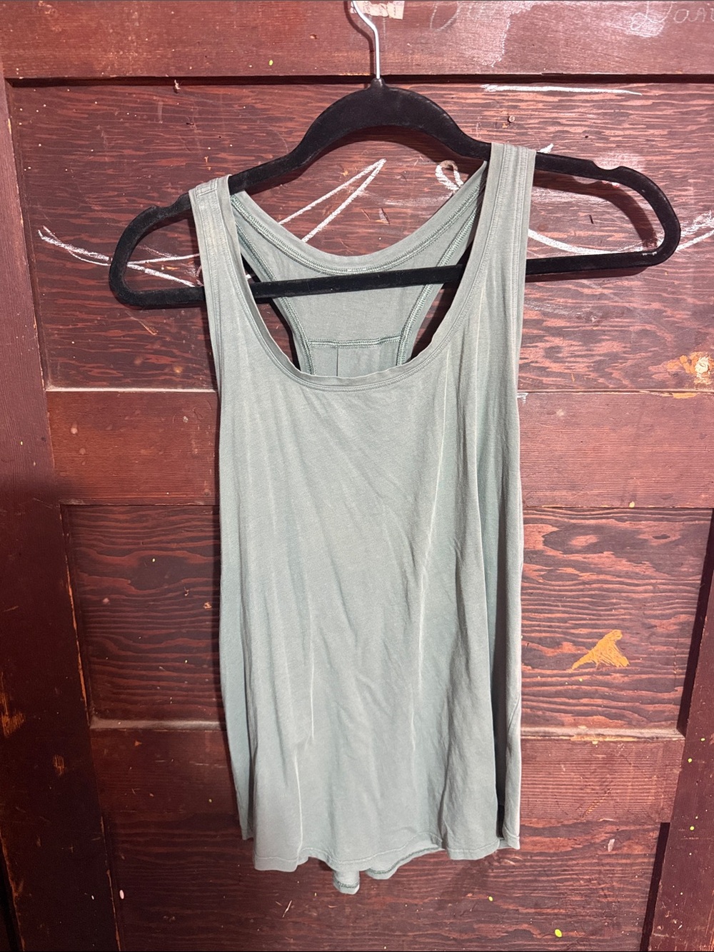 Lightweight Racerback Tank Top in Sage Green